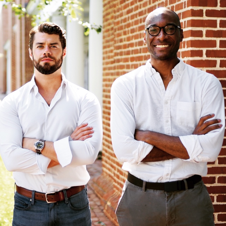 Headshots left to right: Tim Harvey and Tyson Bell