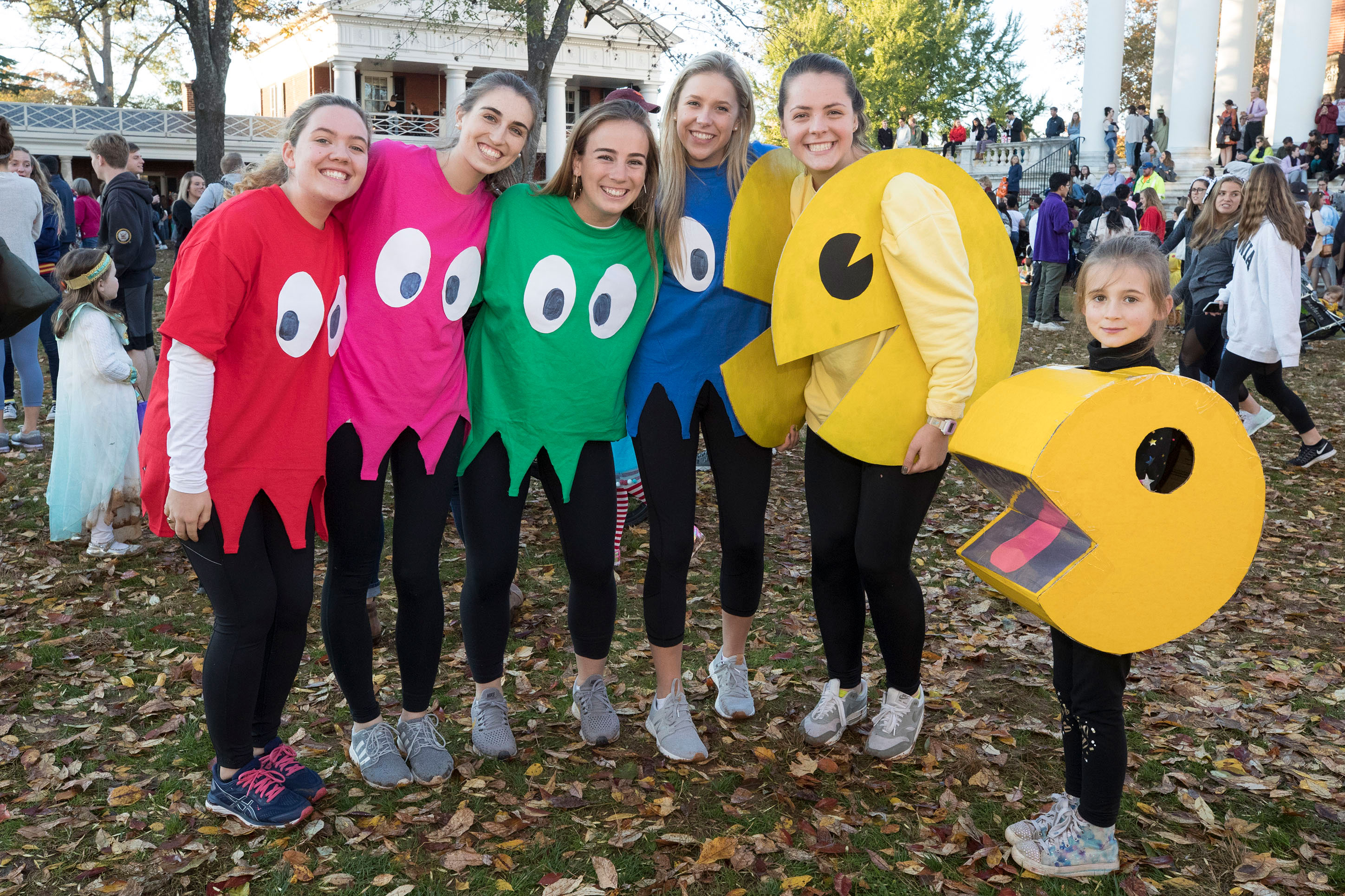 Group dressed as pacman