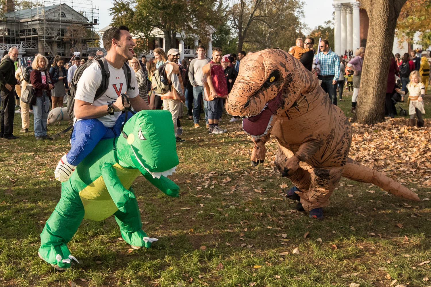 Trick-or-Treating on the Lawn Delivers a Happy Community Halloween | UVA  Today