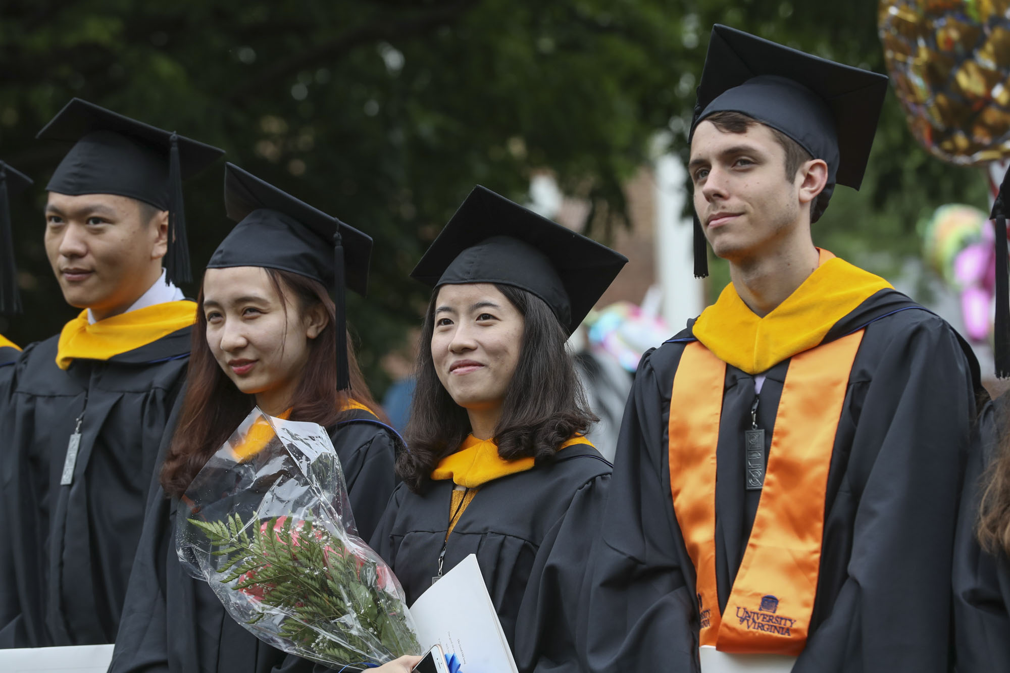 Graduates at final exercises