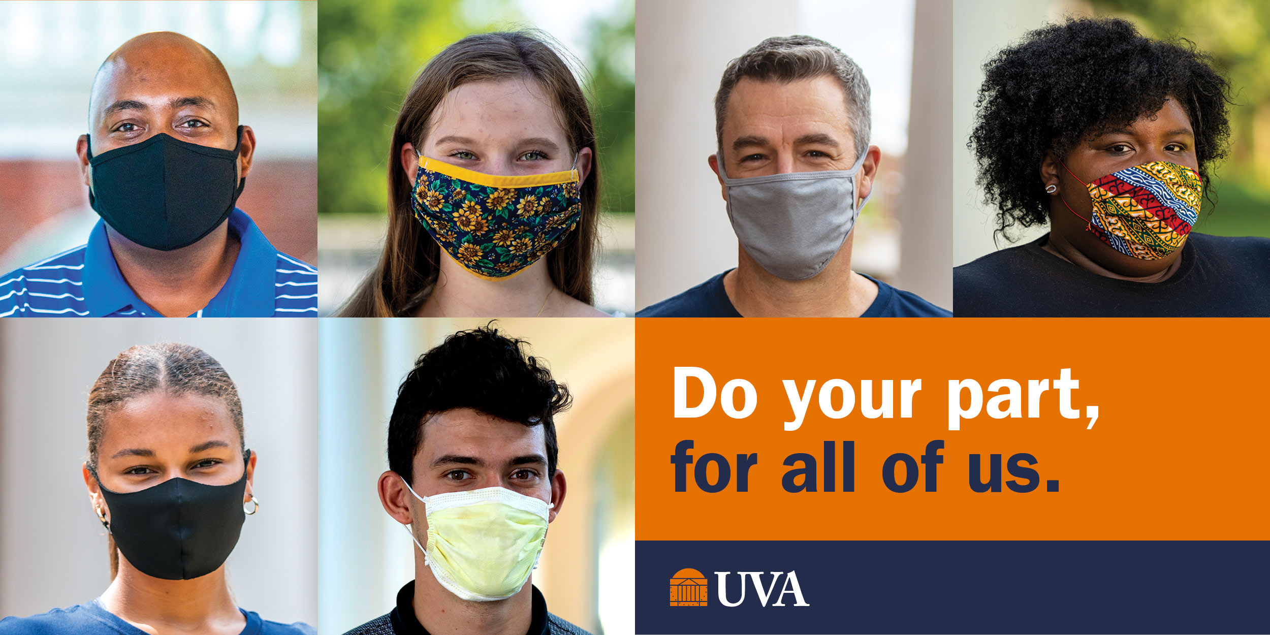 Do your part, for all of us. UVA.
