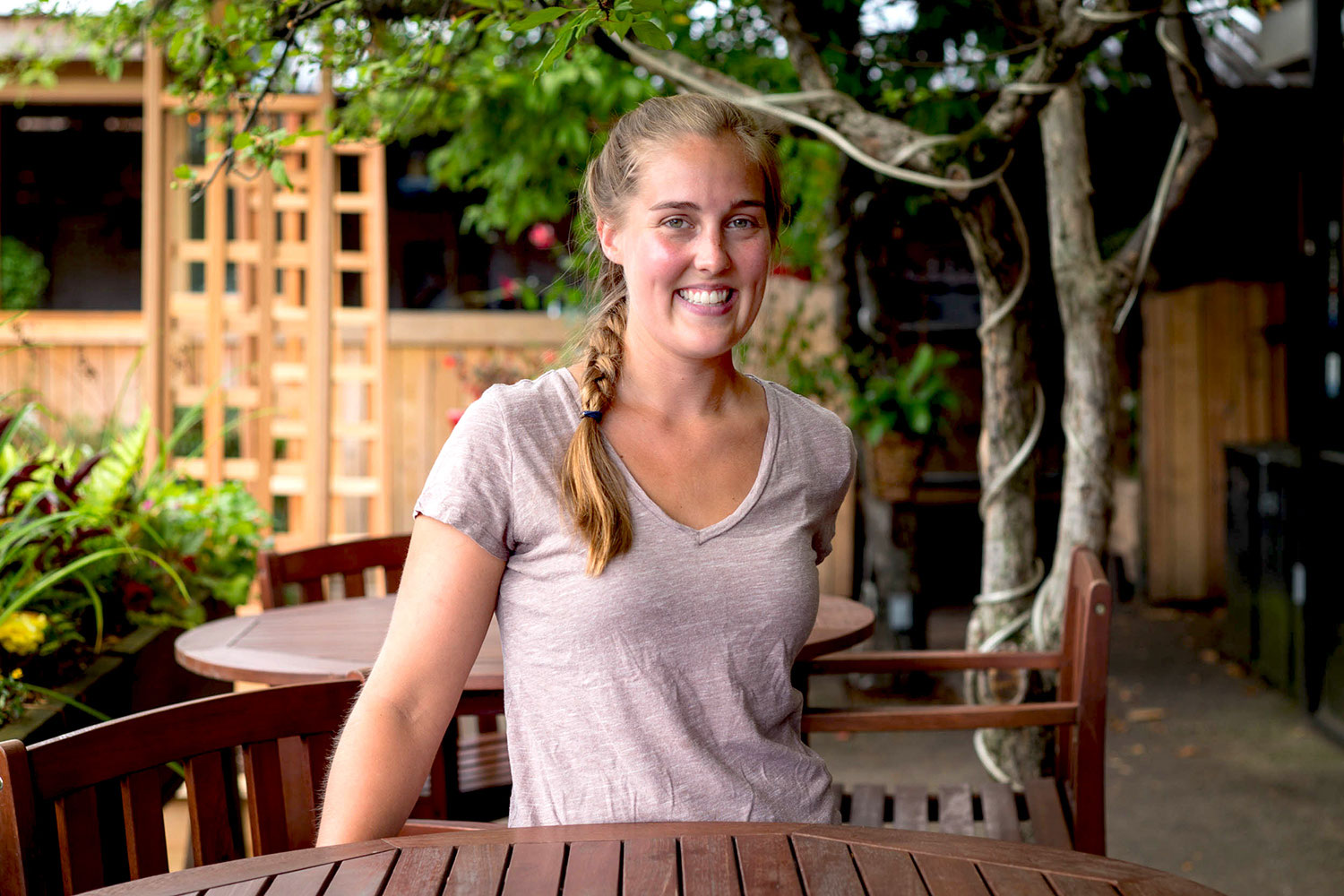 UVA alumna and Wonderment Bakeshop &amp; Creamery Founder Stephanie Connock stands outside her kitchen in downtown Charlottesville.