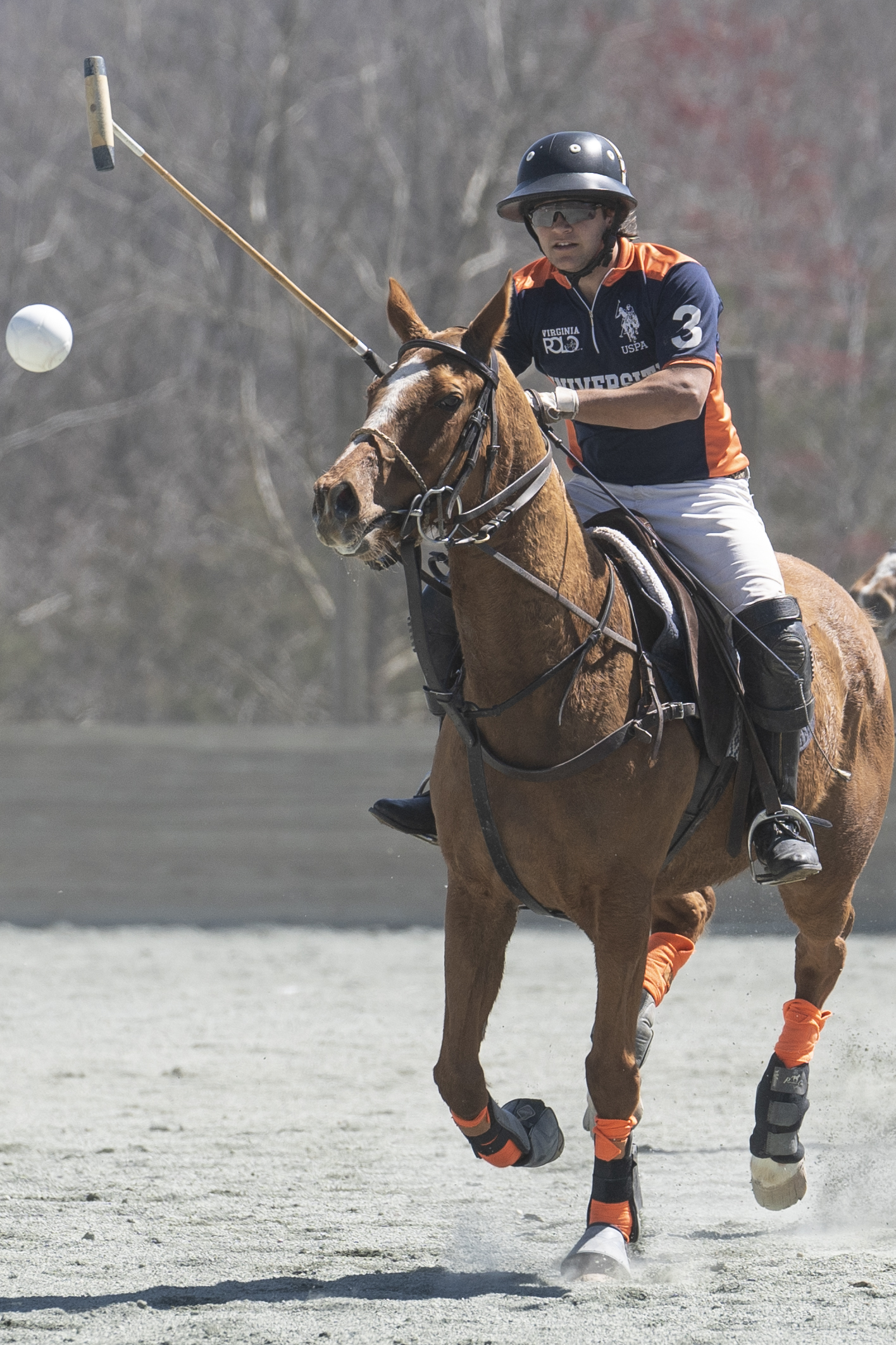 Parker Pearce, captain of the men’s varsity and president of the Virginia Polo Club