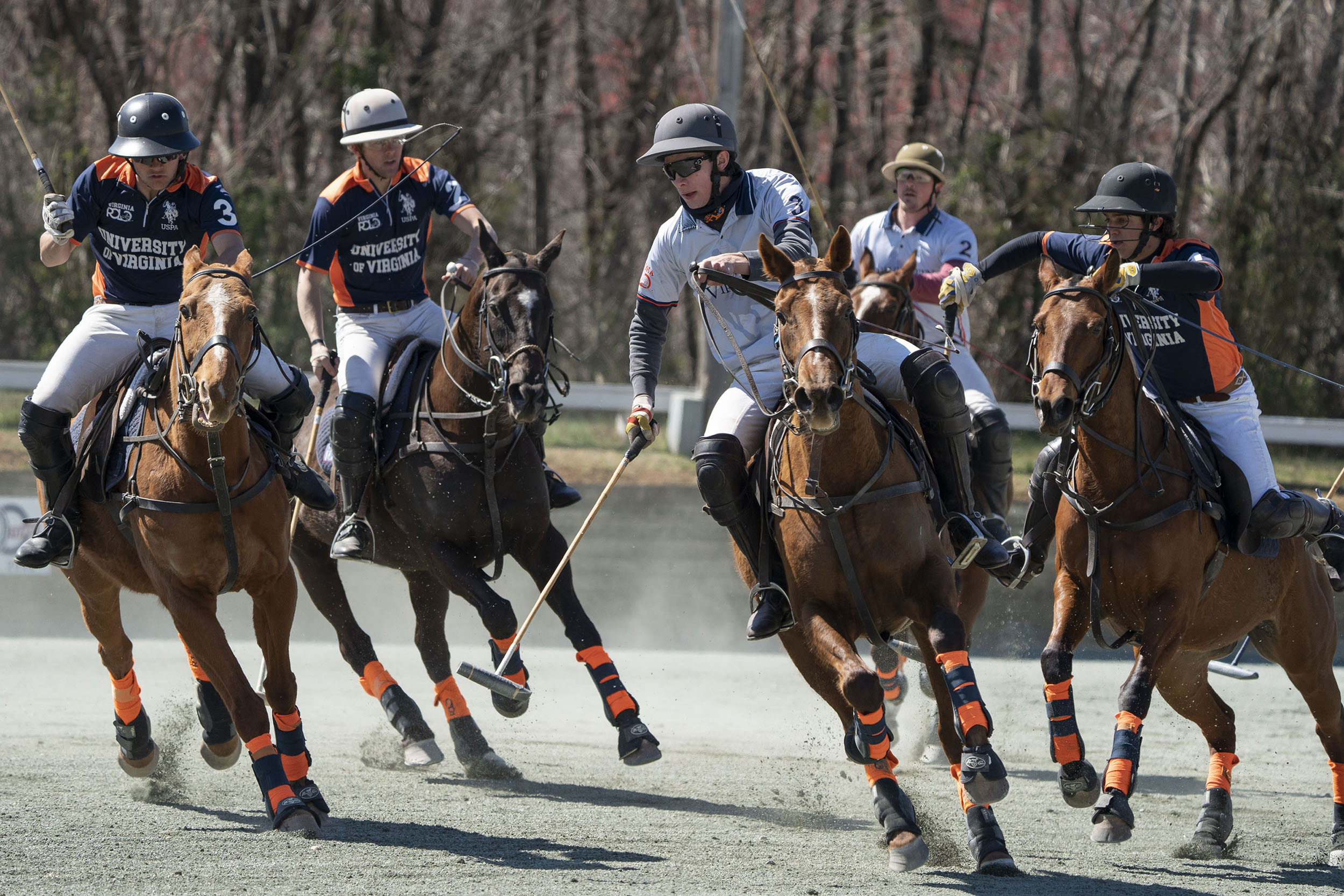 Jack McLean pursues the ball